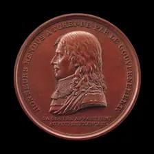 Henri de La Tour d'Auvergne, 1611-1675, Vicomte de Turenne, Marshal of France 1643, Obverse 1800. Creator: Henry Auguste