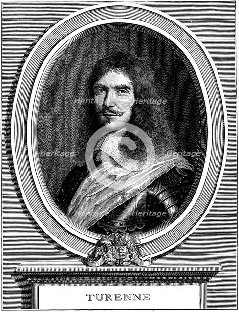 Henri de la Tour d'Auvergne, French military leader, c1645. Artist: Unknown