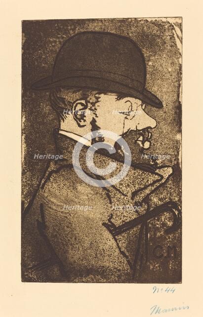 Henri de Toulouse-Lautrec, 1890. Creator: Charles Maurin.