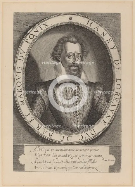 Henri, duc de Bar. Creator: Thomas de Leu.