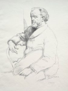 Henri Fantin-Latour, 1897. Creator: William Rothenstein (British, 1872-1945)