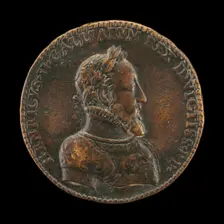 Henri II, 1519-1559, King of France 1547 [obverse], 1552. Creator: Etienne Delaune