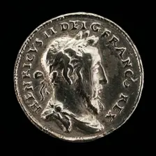 Henri II, 1519-1559, King of France 1547 [obverse], 1552. Creator: Etienne Delaune