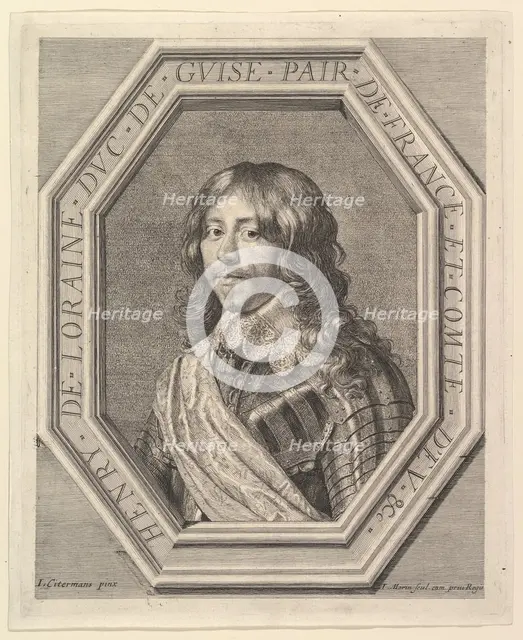 Henri II de Lorraine, duc de Guise. Creator: Jean Morin.