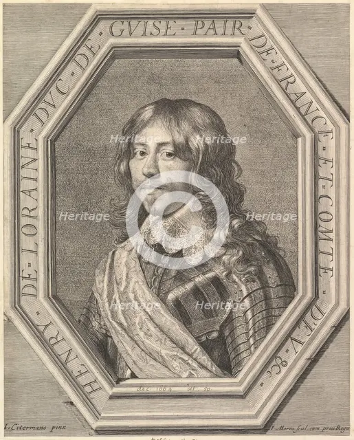 Henri II de Lorraine, duc de Guise. Creator: Jean Morin.