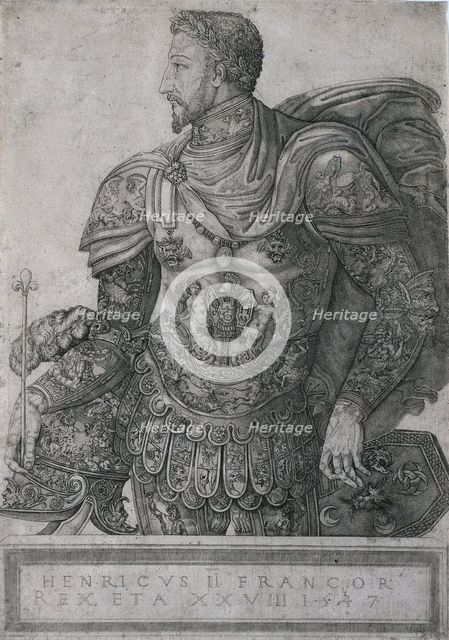 Henri II, King of France, at the age of 28, 1547. Creator: Nicolo della Casa (French, active 1543-48).