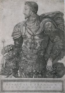 Henri II, King of France, at the age of 28, 1547. Creator: Nicolo della Casa (French, active 1543-48)