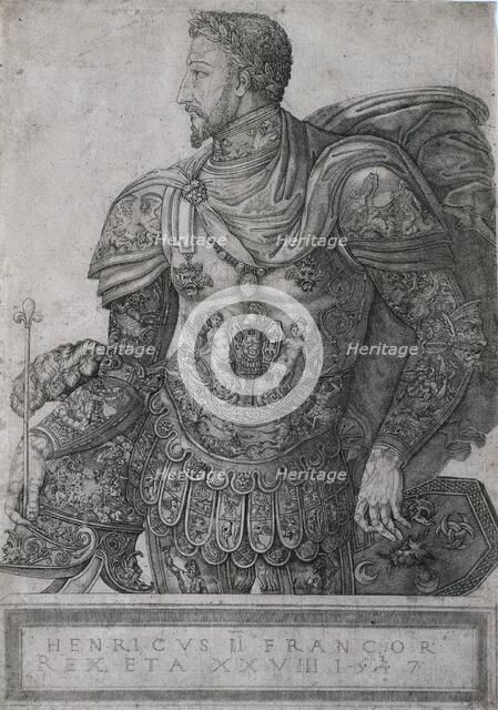 Henri II, King of France, at the age of 28, 1547. Creator: Nicolo della Casa (French, active 1543-48).