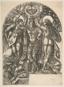 Henri II, King of France, Between France and Fame, ca. 1548. Creator: Jean Duvet
