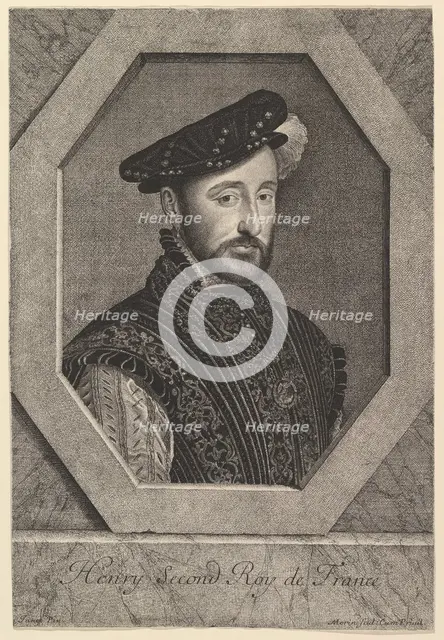 Henri II, roi de France. Creator: Jean Morin.