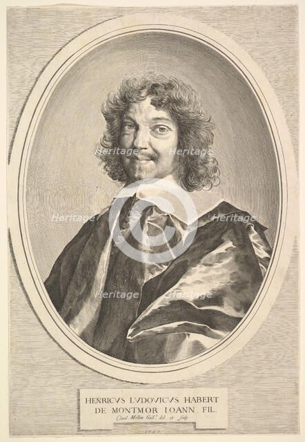 Henri-Louis Habert de Montmor, 1640. Creator: Claude Mellan.
