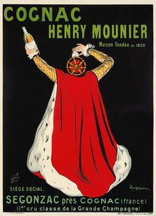Henri Mounier Cognac, c. 1910. Creator: Cappiello, Leonetto (1875-1942)