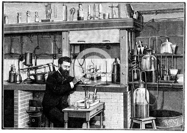 Henri Moissan, French chemist, c1883 (1903). Artist: Unknown