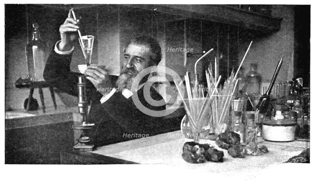 Henri Moissan, French chemist, c1900. Artist: Unknown