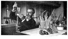 Henri Moissan, French chemist, c1900. Creator: Unknown