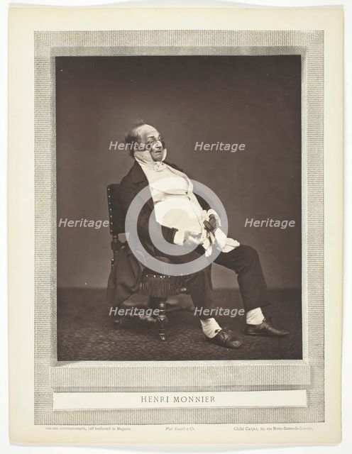 Henri Monnier, c. 1876. Creator: Etienne Carjat.