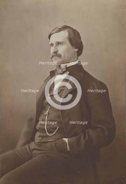 Henri Nicolle, homme de lettres, 1860-1861. Creator: Nadar.