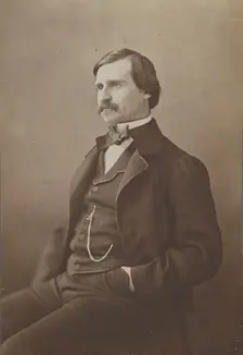 Henri Nicolle, homme de lettres, 1860-1861. Creator: Nadar