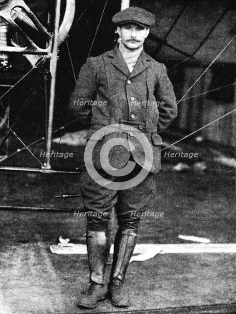 Henri Salmet, the great Bleriot pilot, at Hendon, London, 1912 (1933).  Artist: Flight Photo.