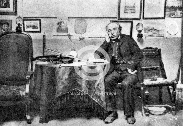 Henri Rousseau, French Post-Impressionist painter, 1902. Artist: Unknown
