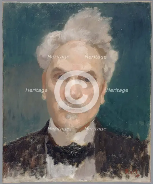Henri Rochefort (Victor-Henri, marquis de Rochefort-Luçay, 1831-1913, dit), journal..., c1846-1913. Creator: Alfred Philippe Roll.