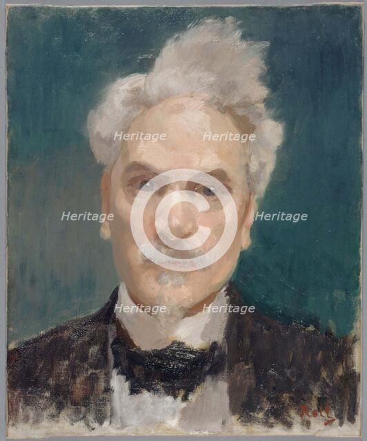 Henri Rochefort (Victor-Henri, marquis de Rochefort-Luçay, 1831-1913, dit), journal..., c1846-1913. Creator: Alfred Philippe Roll.