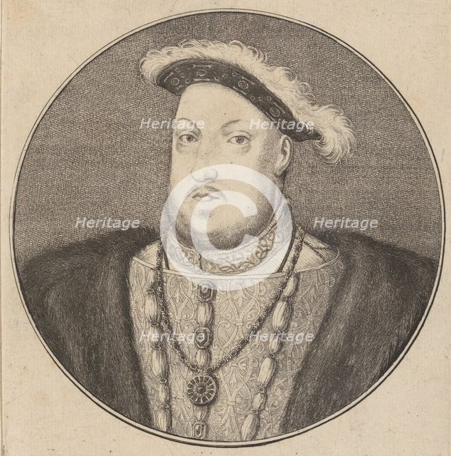Henricus VIII Angliae Rex etc., 1647., 1647. Creator: Wenceslaus Hollar.