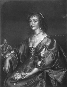 'Henrietta Maria, Queen of Charles I.; Obit 1669 Creator: Unknown