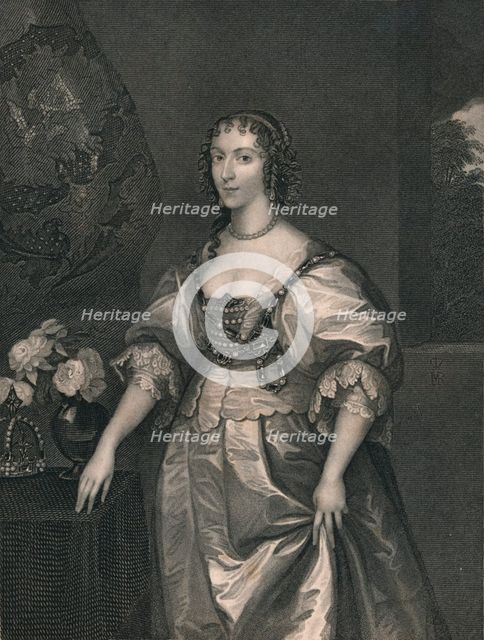 'Henrietta Maria, Queen of Charles The First', (early-mid 19th century).  Creator: Henry Thomas Ryall.