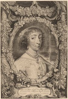 Henrietta Maria, Queen of England, 1650?. Creator: Jonas Suyderhoef