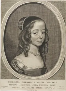 Henrietta Catharina of Nassau, n.d. Creator: Cornelis de Visscher