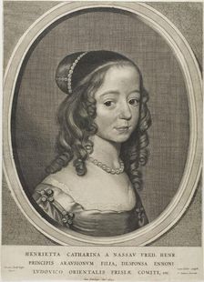 Henrietta Catharina of Nassau, n.d. Creator: Cornelis de Visscher