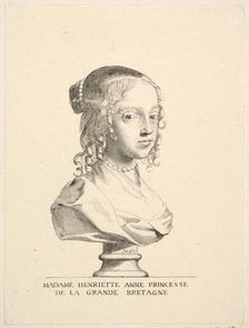 Henriette-Anne d'Angleterre, duchesse d'Orléans. Creator: Claude Mellan