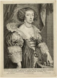 Henriette de Lorraine, n.d. Creator: Cornelis Galle II