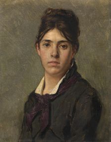 Henriette Van Beers, the Artist's Sister, c1870s. Creator: Jan Van Beers