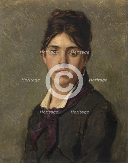 Henriette Van Beers, the Artist's Sister, c1870s. Creator: Jan Van Beers.