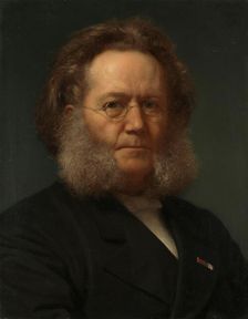 Henrik Ibsen, 1879. Creator: Henrik Olrik