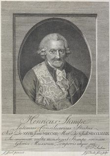 Henrik Stampe, 1793. Creator: Johann Georg Preissler