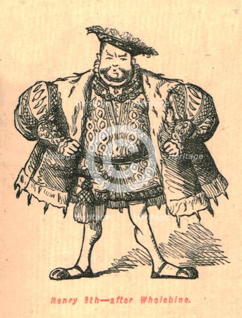 'Henry 8th - after Wholebine', 1897.  Creator: John Leech.