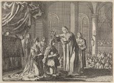 Henry Compton crowning William and Mary at Westminster Abbey on 11 April 1689, 1698