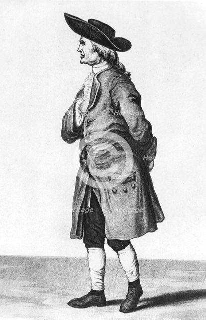 Henry Cavendish (1731-1810), philosopher and chemist, c1851.   Creator: Unknown.