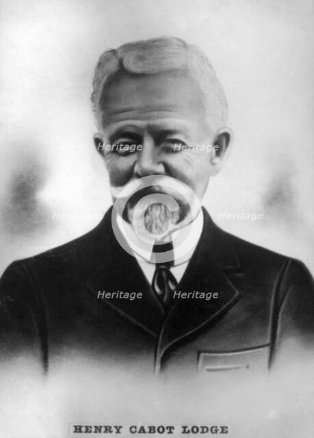 Henry Cabot Slim Lodge (1850-1924), American Republican Senator and historian, c1910. Artist: Unknown
