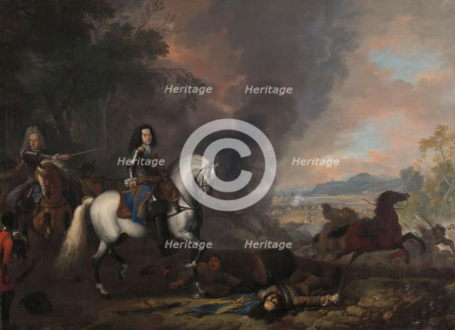 Henry Casimir II, Prince of Nassau-Dietz, in a Battle, 1692. Creator: Jan van Huchtenburg.