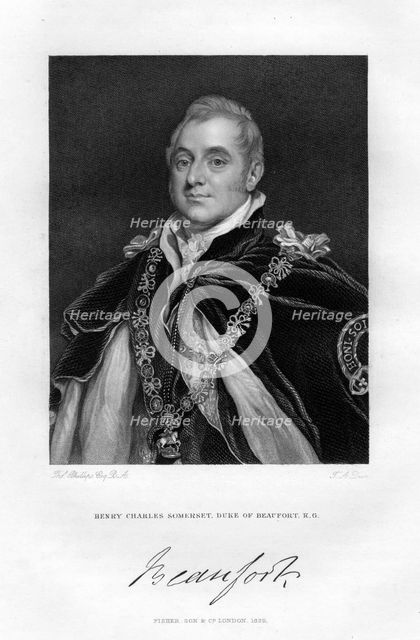 Henry Charles Somerset, Duke of Beaufort, 1829. Artist: Thomas Phillips