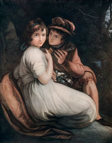 Henry and Emma late 18th-early 19th century, (1912).Artist: Francesco Bartolozzi