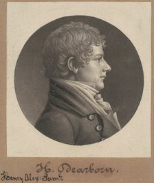 Henry Alexander Scammell Dearborn, 1806. Creator: Charles Balthazar Julien Févret de Saint-Mémin