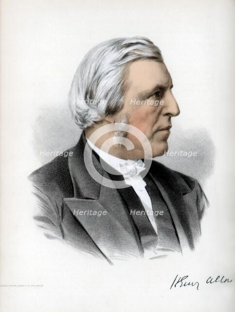 Henry Allon, English Nonconformist divine, c1890.Artist: Cassell, Petter & Galpin