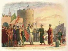 Henry at Waterford 1171 (1864). Artist: James William Edmund Doyle