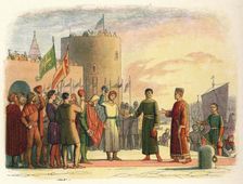 Henry at Waterford 1171 (1864). Artist: James William Edmund Doyle