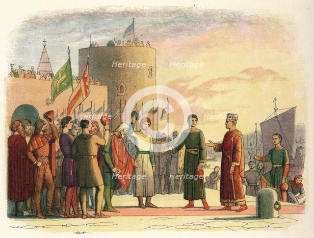 'Henry at Waterford', 1171 (1864). Artist: James William Edmund Doyle.